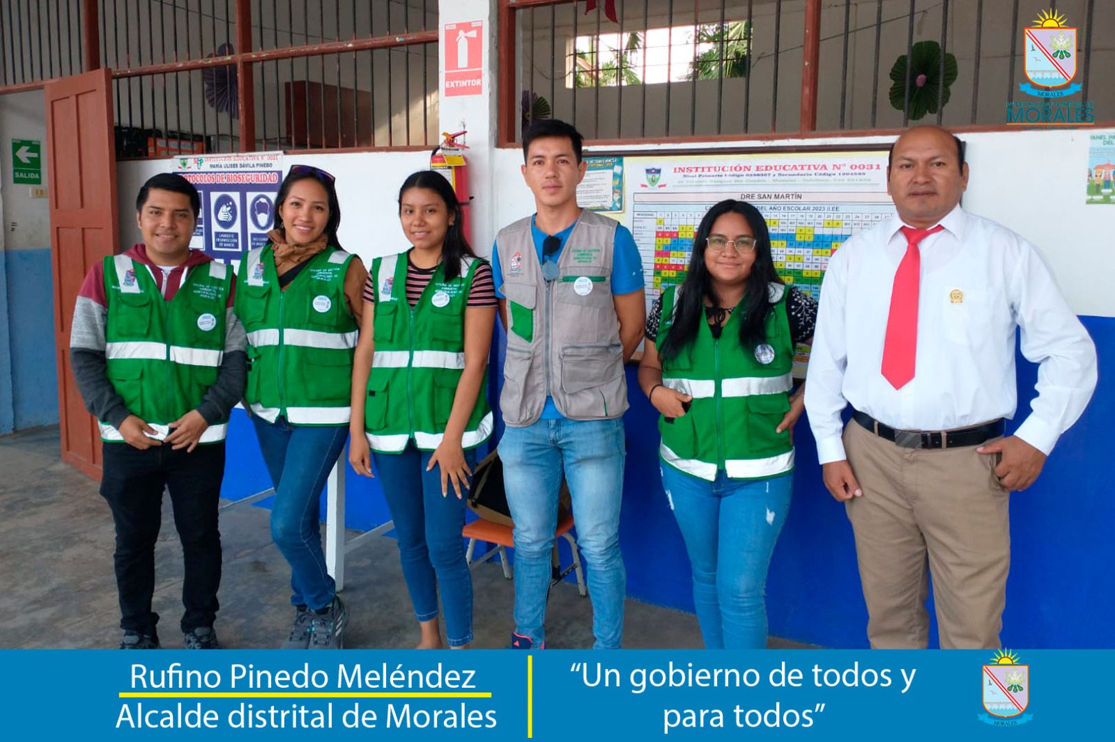 MUNICIPALIDAD DE MORALES ENTREGA RECONOCIMIENTO A PROMOTORES AMBIENTALES ESCOLARES. 